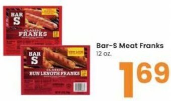 Albertsons Bar-S Meat Franks 12 oz offer