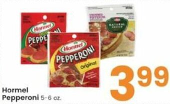 Albertsons Hormel Pepperoni 5-6 oz offer
