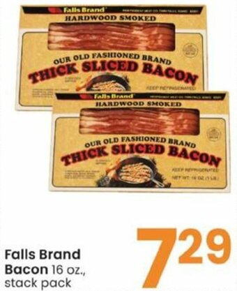 Albertsons Falls Brand Bacon 16 oz offer