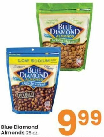Albertsons Blue Diamond Almonds 25 oz offer