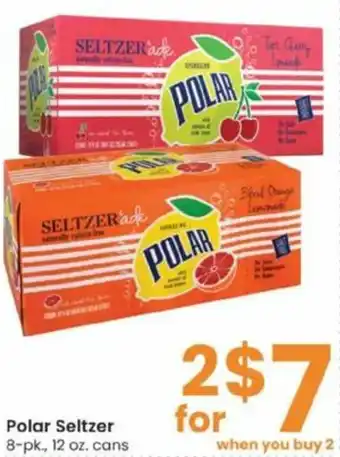 Albertsons Polar Seltzer 12 oz offer