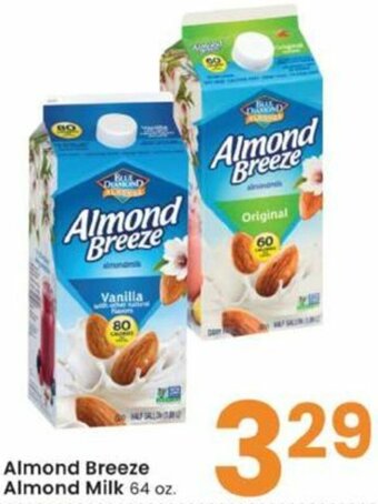 Albertsons Almond Breeze Almond Milk 64 oz offer