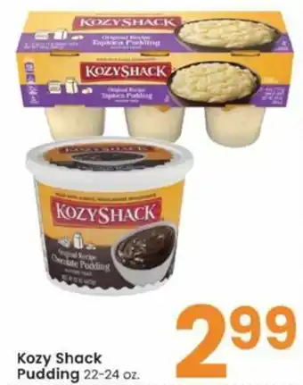 Albertsons Kozy Shack Pudding 22-24 oz offer