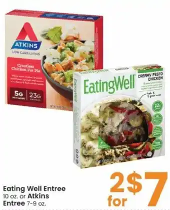 Albertsons Eating Well Entree 10 Oz, Or Atkins Entree 7-9 oz offer