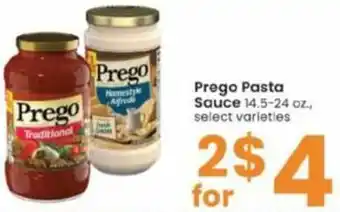 Albertsons Prego Pasta Sauce 14.5-24 oz offer