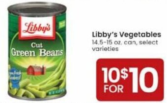 Albertsons Libby's Vegetables offer