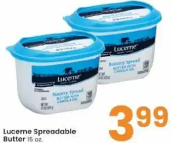 Albertsons Lucerne Spreadable Butter 15 oz offer
