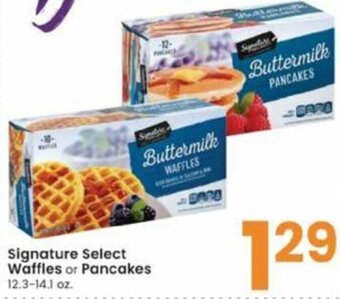 Albertsons Signature Select Waffles Or Pancakes offer