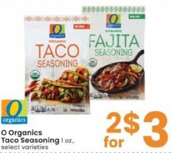Albertsons O Organics Taco Seasoning offer