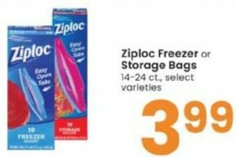 Albertsons Ziploc Freezer Or Storage Bags offer