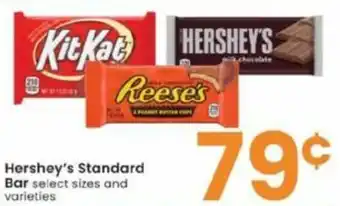 Albertsons Hershey's Standard Bar offer