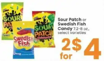 Albertsons Sour Patch Or Swedish Fish Candy offer