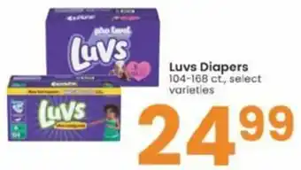Albertsons Luvs Diapers offer