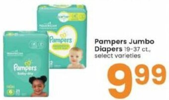 Albertsons Pampers Jumbo Diapers offer