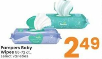 Albertsons Pampers Baby Wipes offer