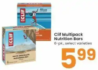 Albertsons Clif Multipack Nutrition Bars offer