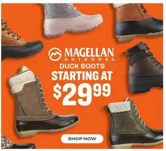 Academy Magellan Outdoors Duck Boots offer
