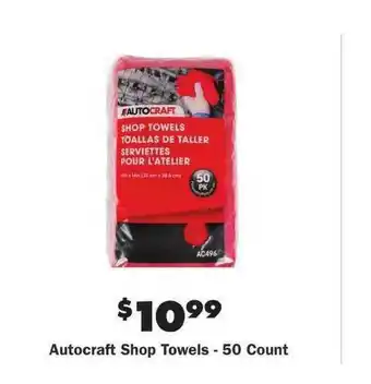 Advance Auto Parts Autocraft Shop Towels offer