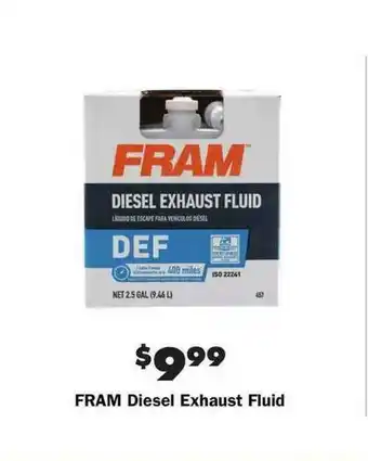 Advance Auto Parts Fram Diesel Exhaust Fluid offer