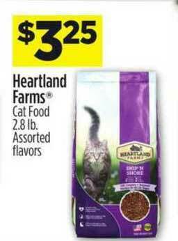 Dollar General Heartland Farms Cat Food offer