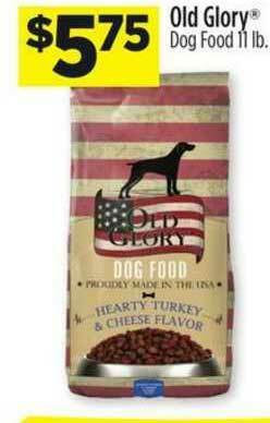 Dollar General Old Glory Dog Food offer