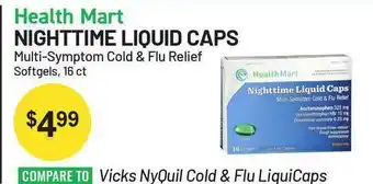 Health Mart Health Mart Nightime Liquid Caps offer