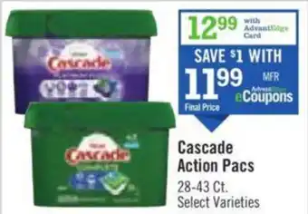 Price Chopper Cascade Action Pacs offer
