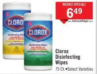 Price Chopper Clorox Disinfecting Wipes offer