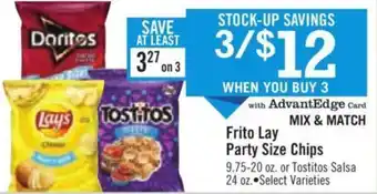Price Chopper Frito Lay Party Size Chips offer