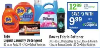 Price Chopper Tide Liquid Laundry Detergent offer