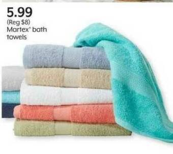 Bealls Martex Bath Towels offer