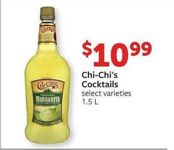 Fareway Chi-chi's Cocktails offer