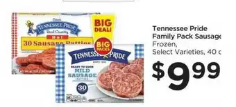 Food 4 Less Tennessee Pride Family Pack Sausage offer