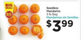 Food 4 Less Seedless Mandarins offer