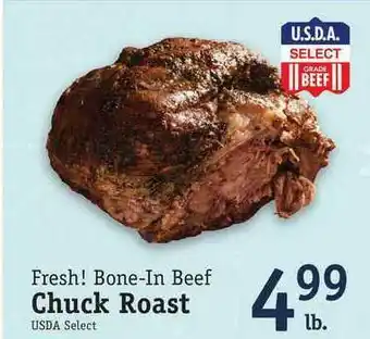 Foodarama Fresh! Bone-In Beef Chuck Roast offer
