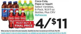 Foods Co Coca-Cola, Pepsi Or Squirt offer