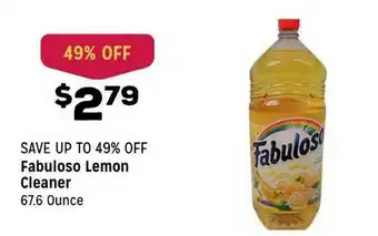 Grocery Outlet Fabuloso Lemon Cleaner offer