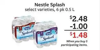 Fareway Nestle Splash offer