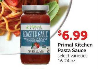 Fareway Primal Kitchen Pasta Sauce offer