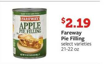 Fareway Fareway Pie Filling offer