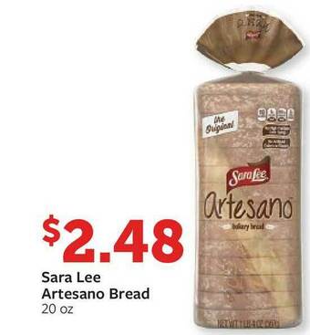 Fareway Sara Lee Artesano Bread offer