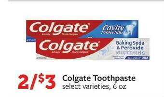 Fareway Colgate Toothpaste offer