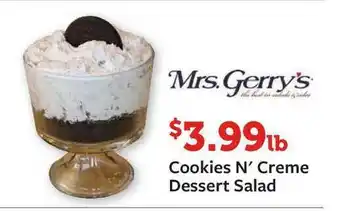 Fareway Cookies N' Creme Dessert Salad offer