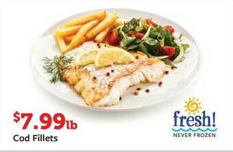 Fareway Cod Fillets offer