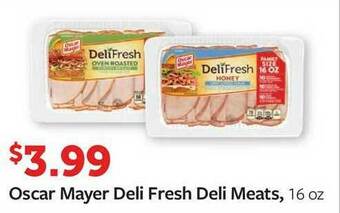 Fareway Oscar Mayer Deli Fresh Deli Meats offer