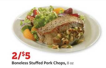 Fareway Boneless Stuffed Pork Chops offer