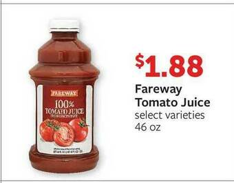 Fareway Fareway Tomato Juice offer