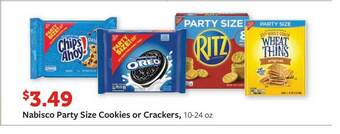 Fareway Nabisco Party Size Cookies Or Crackers offer