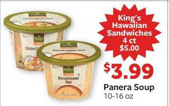 Fareway Panera Soup offer