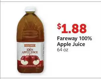 Fareway Fareway Apple Juice offer